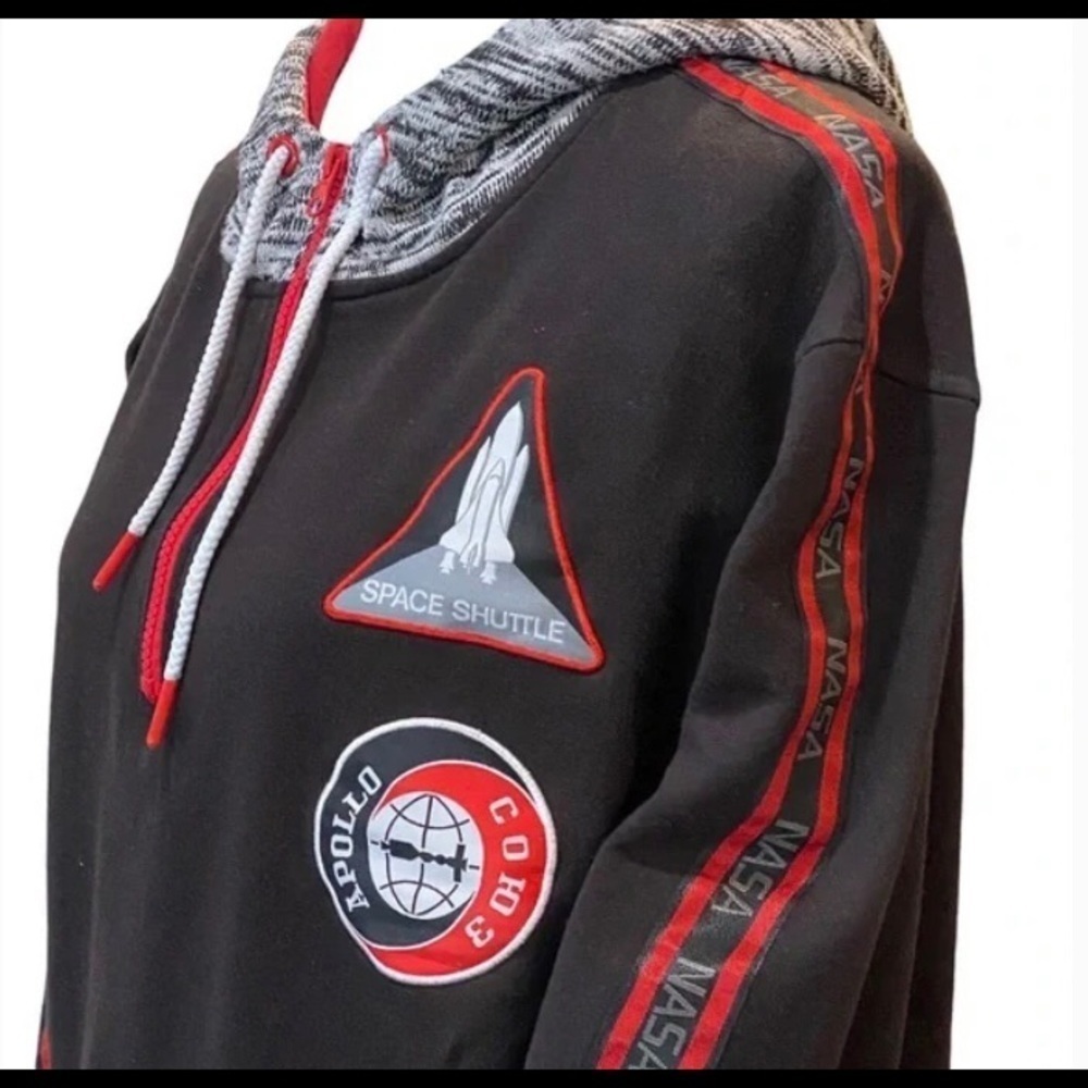 Buzz Aldrin/ NASA Apollo 3 Hoodie / L /Unisex - Picture 4 of 7